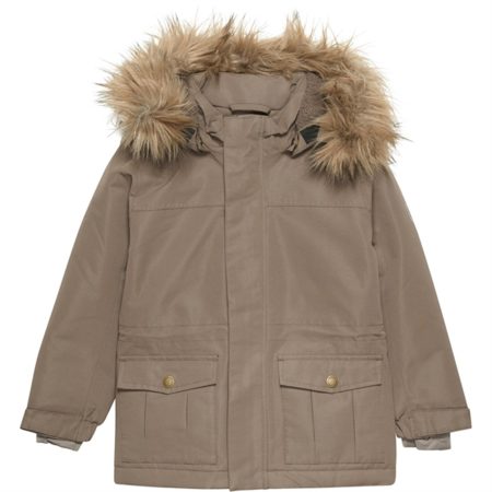 En Fant Jakke Solid Chocolate Chip - Str. 104