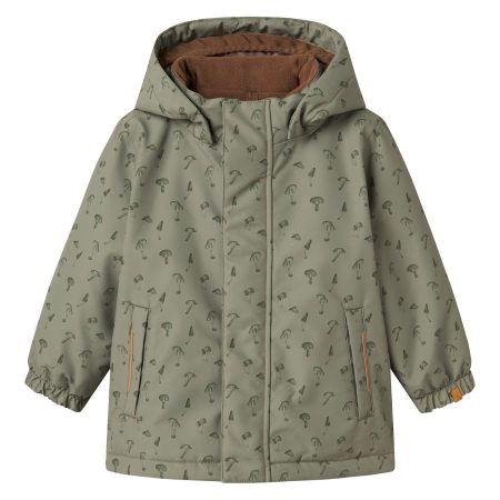 LIL ATELIER Vinterjakke SNOW10 Overland Trek Mushroom