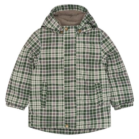 Mikk-Line Winter Jacket AOP - Check AOP - 92 cm