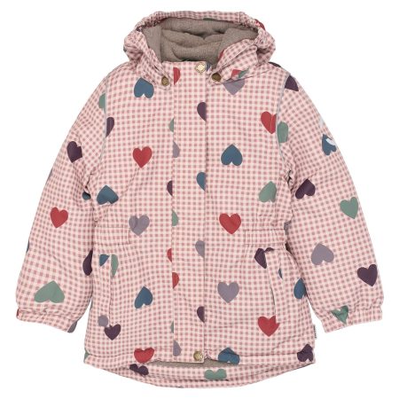 Mikk-Line Winter Jacket - Heart AOP - 80 cm