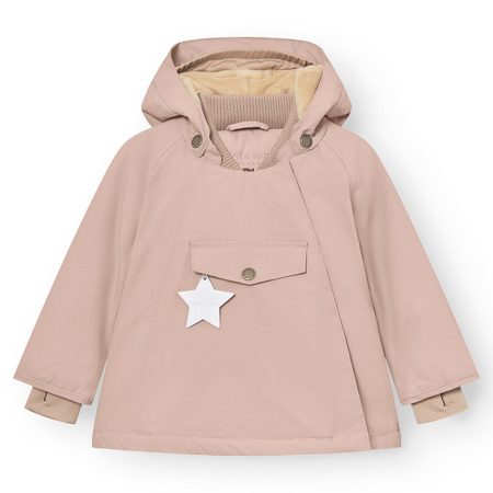 Mini A ture Adobe rose Wang Fleece Vinterjakke - Str. 3 år/98