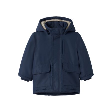 NAME IT Vinterjakke Marlow Parka Navy Blazer